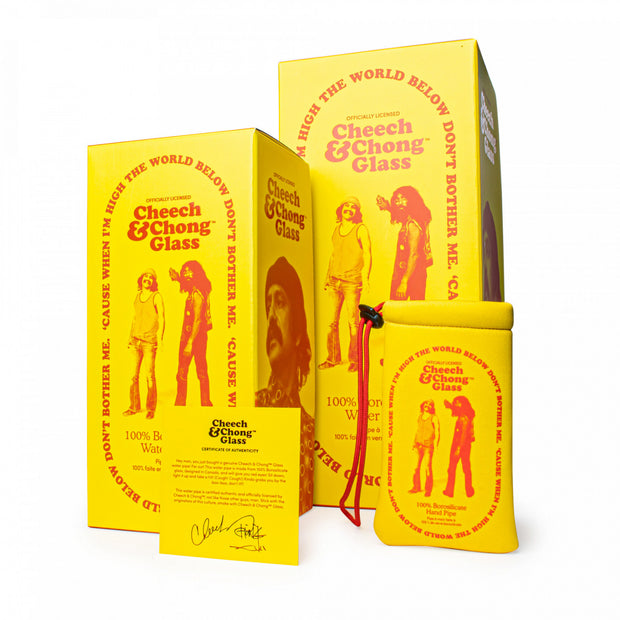 Cheech & Chong Glass 12" Tall Weekday Collectable Full Wrap Decal