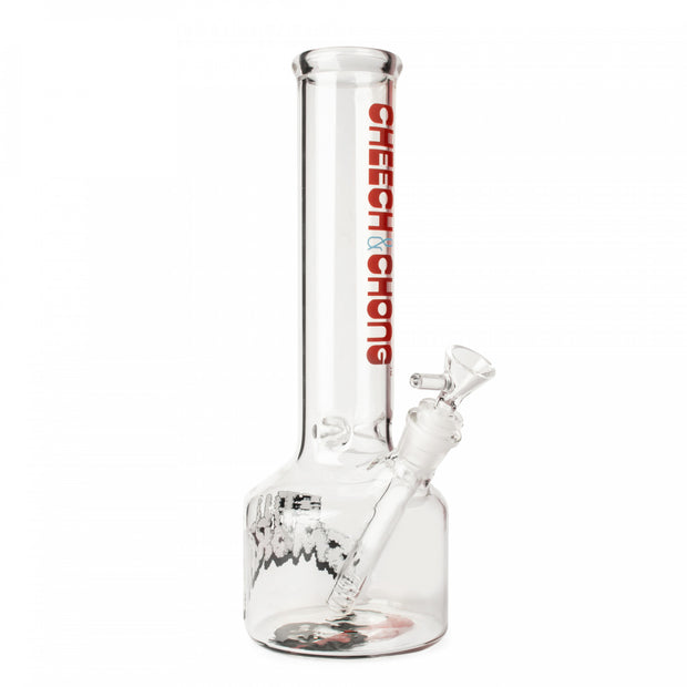 Cheech & Chong Glass 12" Tall Stll Smokin Canteen Base Water Pipe