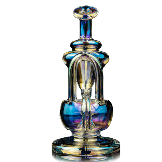 MJ Arsenal Iriedescent Claude Mini Dab Rig