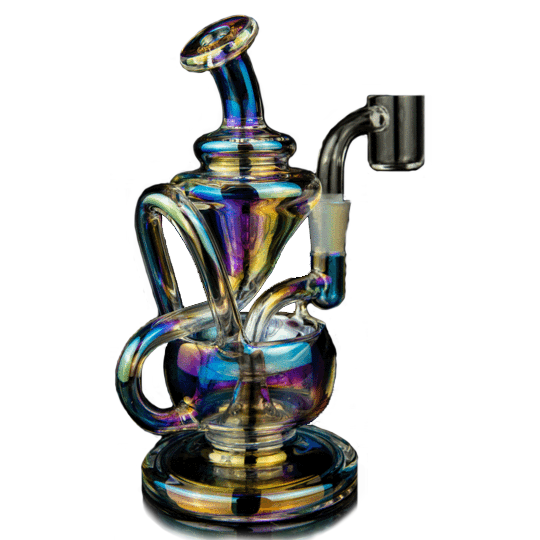 MJ Arsenal Iriedescent Claude Mini Dab Rig