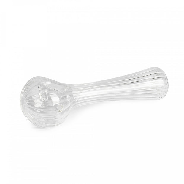 Red Eye Glass 4.5" Clear Cascade Hand Pipe