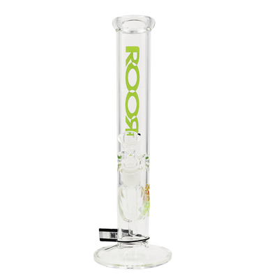 ROOR 14" Green Straight Water Pipe